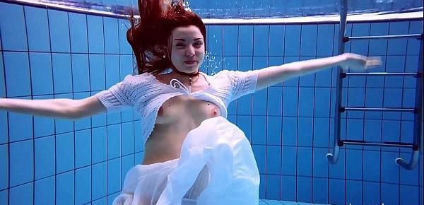  Polish teen Marketa underwater